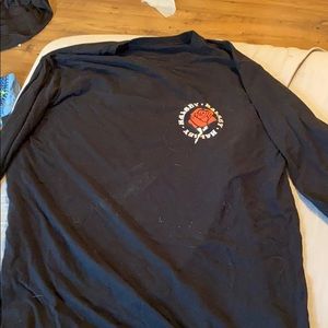 Halsey Black Long Sleeve Tee